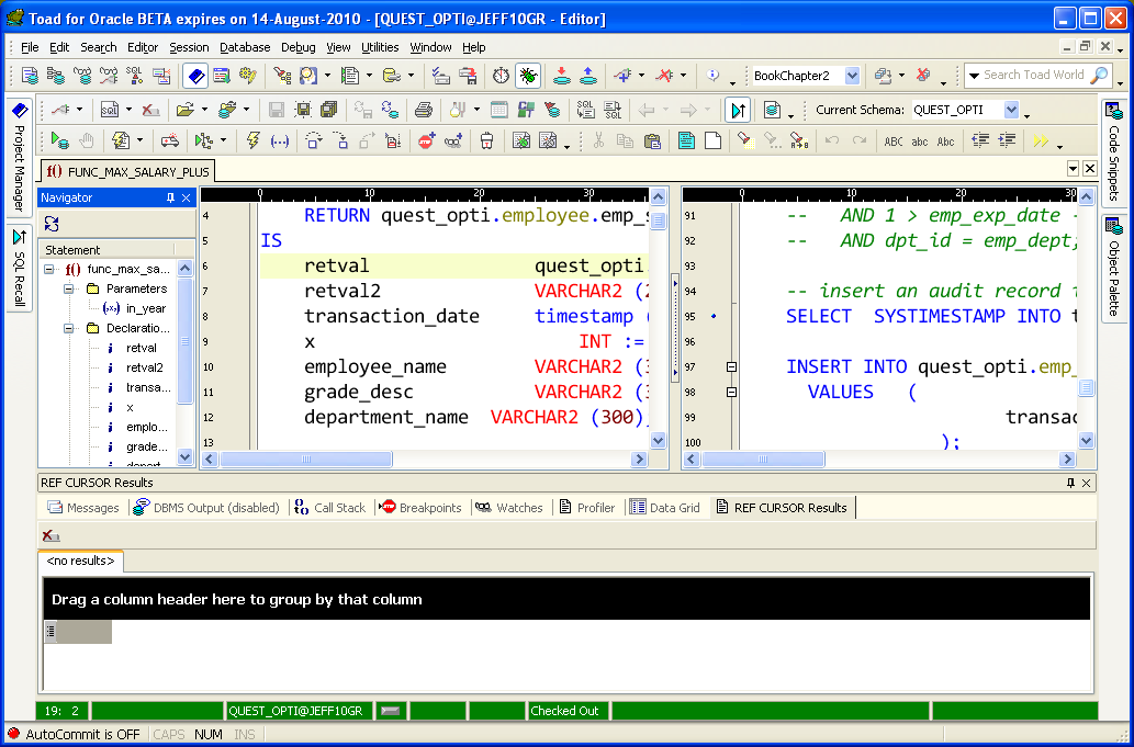 Toad for oracle suite Toad for oracle suite