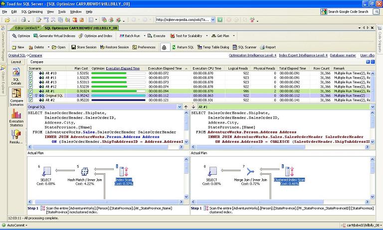 toad sql developer