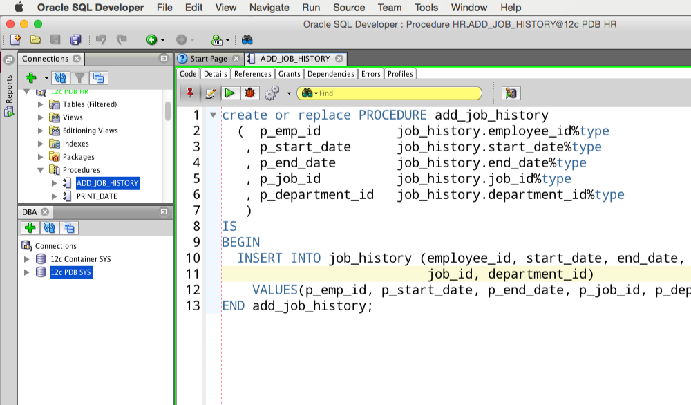 The highlighted control, start typing there, and the search will start...