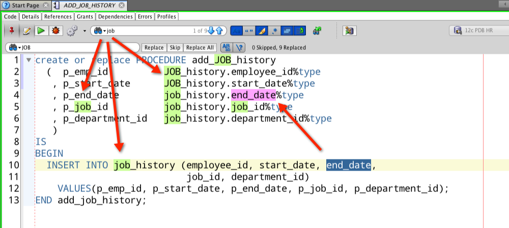I double-clicked on the highlighted text