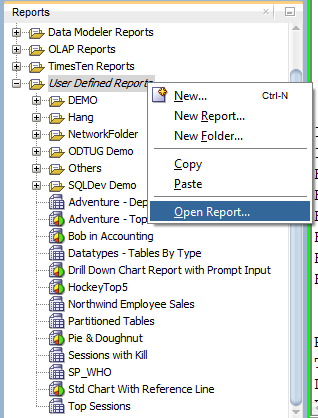 If you had saved just the single report, you'll just get the one report. If you saved a folder of reports, or even a folder of reports and nested subfolders - all of that will come over as well.