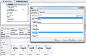 Choose the time period that works for you.