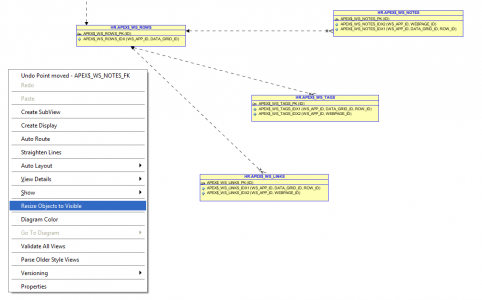 SQL Developer Data Modeler Quick Tip: Hide and Resize