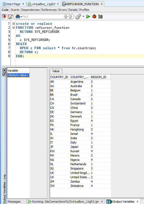 SQL Developer makes debugging SYS.REFCURSORS easy!