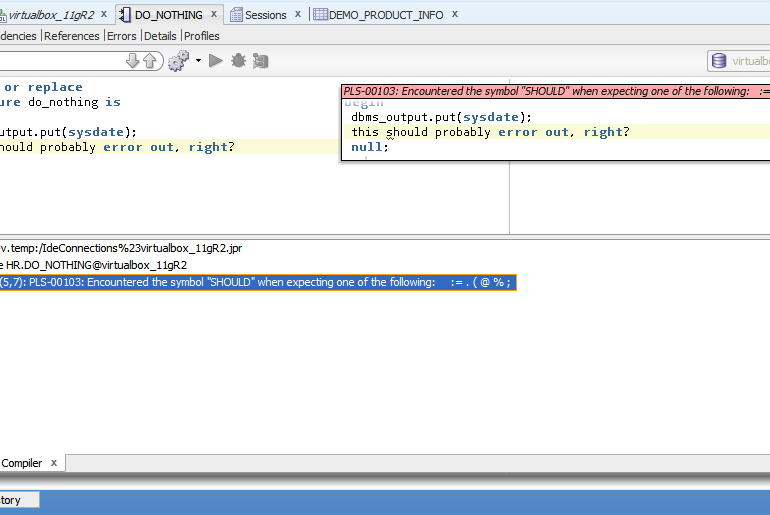 PL/SQL tutorial: Non predefined Exceptions PL/SQL in Oracle Database 