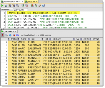 Copy Column Headers with Data in Oracle SQL Developer