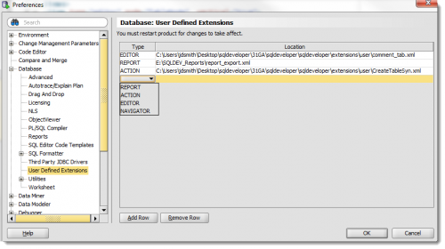 Sql Developer Extend User Columns Using XML Extensions in SQL Developer to Extend SYNONYM Support