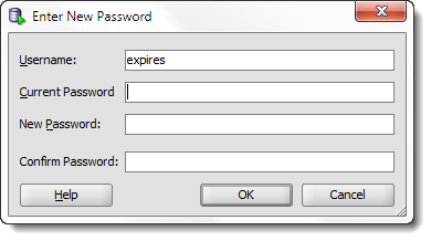 Enter user password