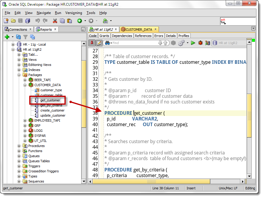 Quick Outline Navigating Your Pl Sql Packages In Oracle Sql Developer Thatjeffsmith