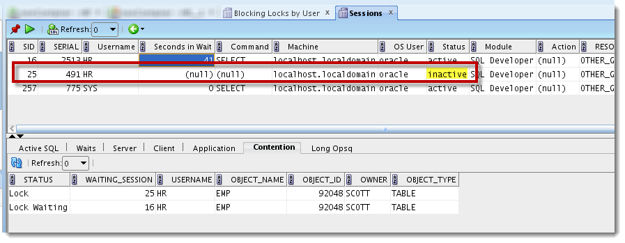 Inspectie nieuws Regelmatig Locks and Killing Sessions in Oracle SQL Developer