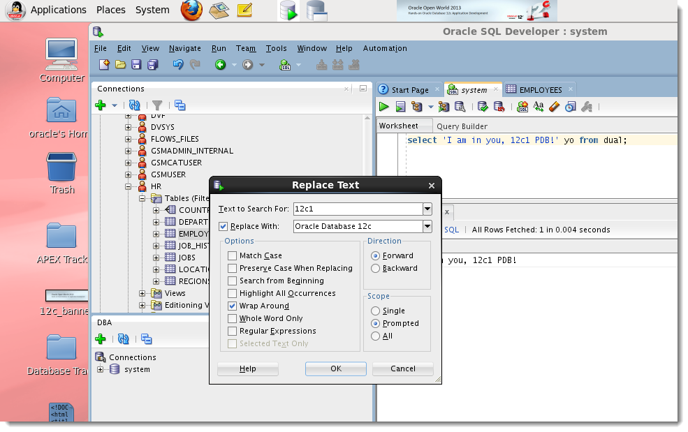 Oracle SQL Developer 4 Quick Hit: Search and Replace ...