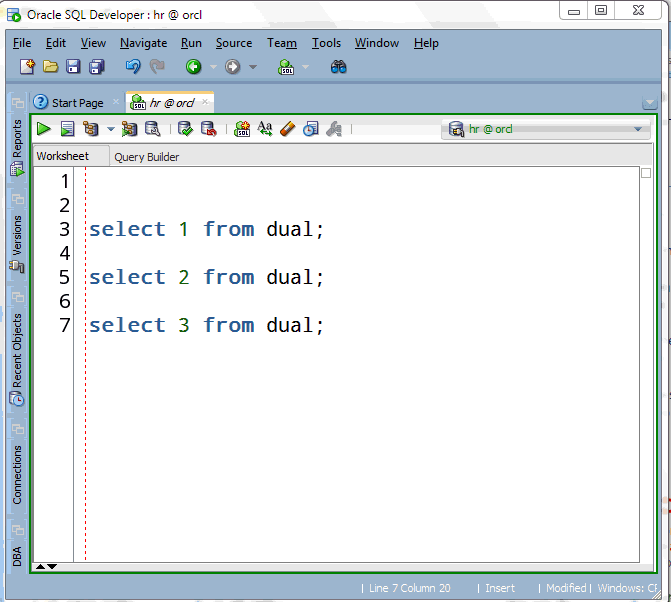 What you copy in SQL Developer, stays in SQL Developer 