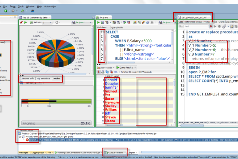 Oracle SQL Developer Key Features