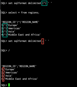 Format your script output with SET SQLFORMAT with Oracle SQL Developer ...