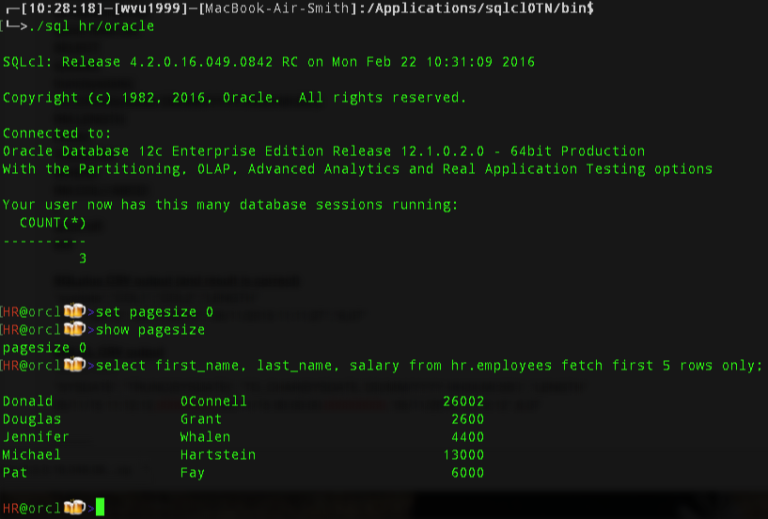 SQLcl Updated: Bug Fixes