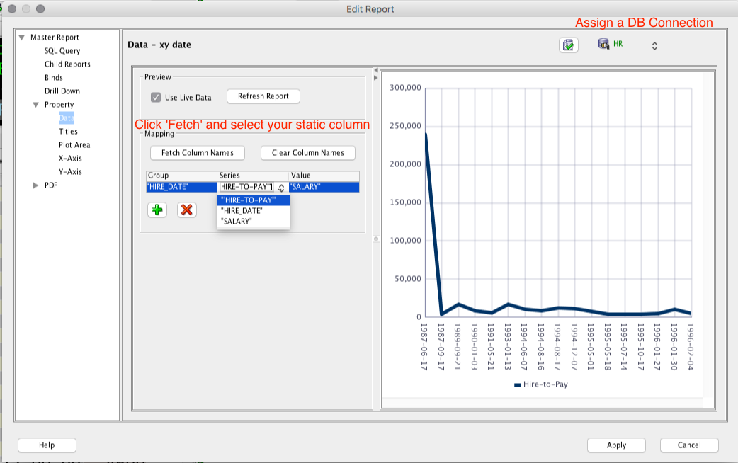 Sql Developer Chart Report