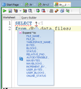 sql developer explode star to full column list