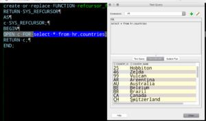 test query as you write your plsql code