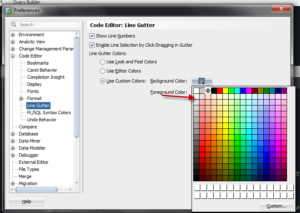 My SQL Developer Editor Setup, Look & Feel