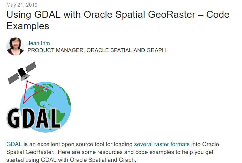 GDAL ORACLE WINDOWS 7 X64 DRIVER