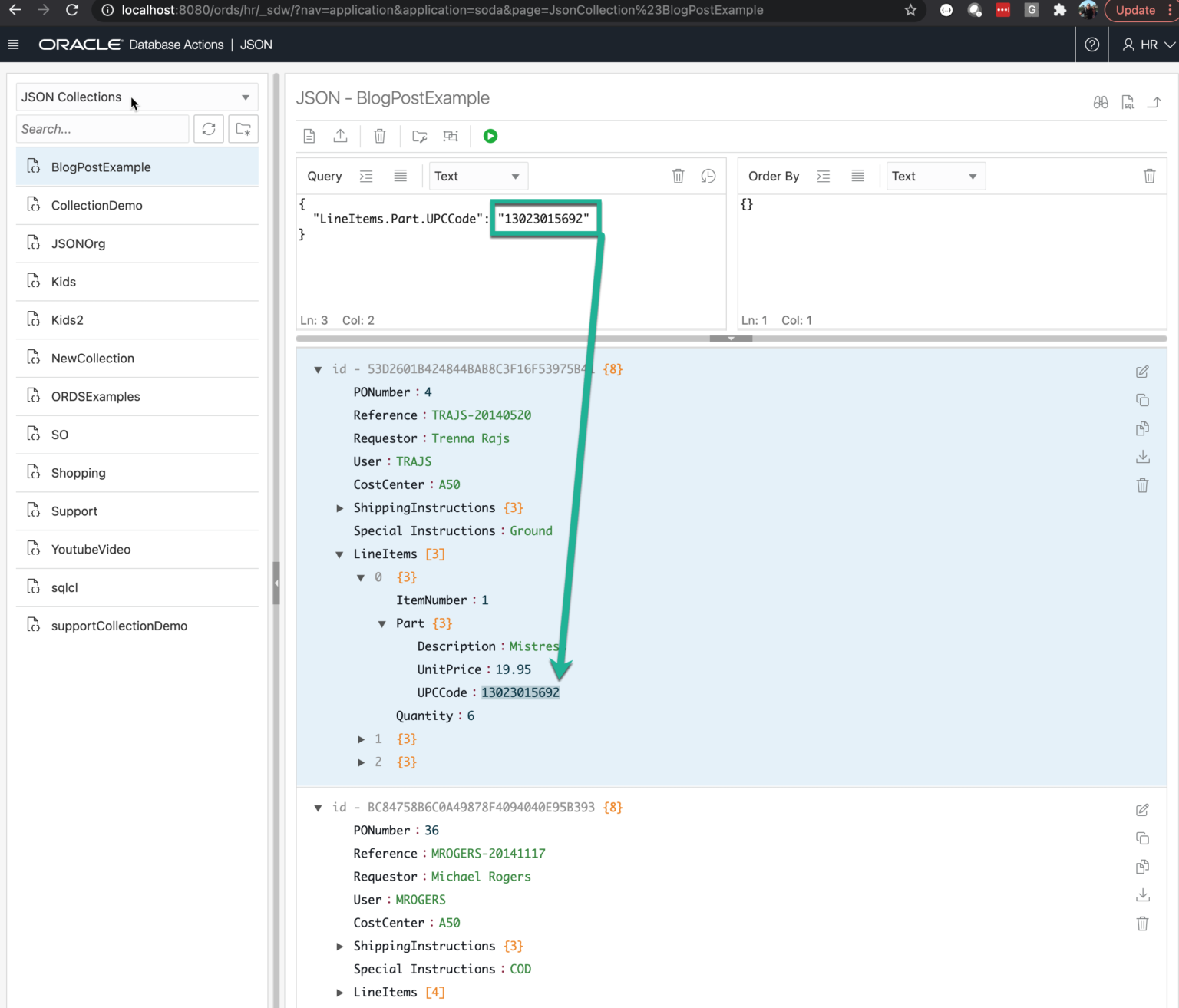 sql json query sql json query