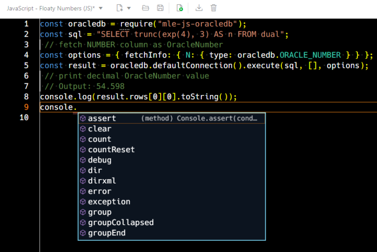 Oracle SQL Developer and the Oracle Database Schema Service image.