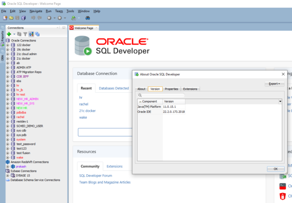 Oracle SQL Developer & Modeler versions 22.2 now available