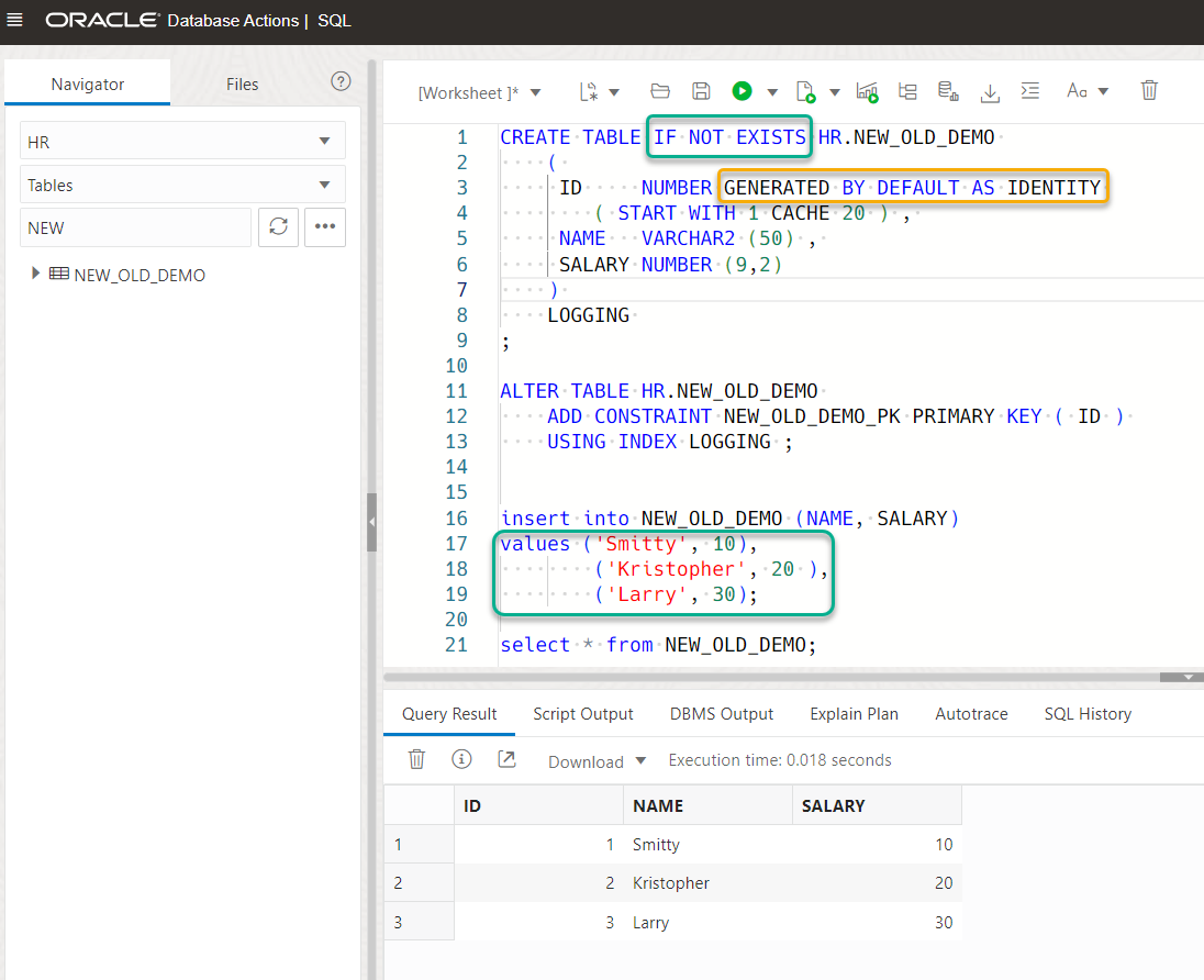 Oracle Database 23 Feature: Returning OLD VALUE via REST